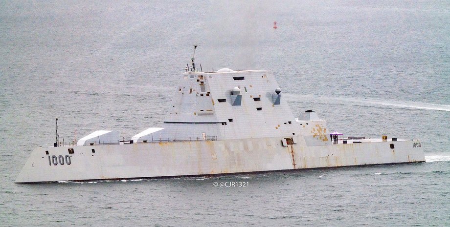 Эсминец Zumwalt, американские эсминцы, флот США, американский флот, ржавый корабль