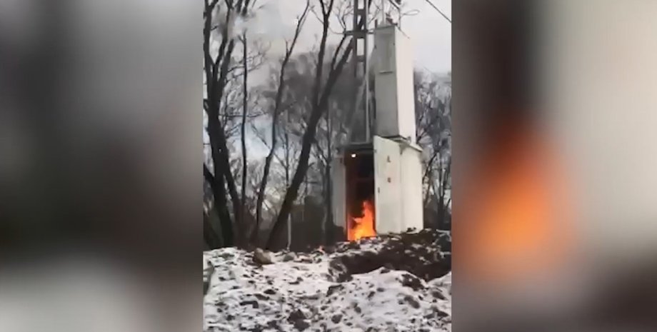 Пожар на железной дороге, Москва железная дорога, ГУР Москва, ГУР пожар Москва, ГУР релейные шкафы, ГУР поджог Москва
