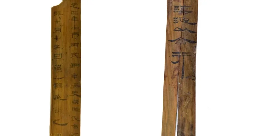бамбуковые пластины, древние люди, древний китай, история, археология, исследователи, находка,