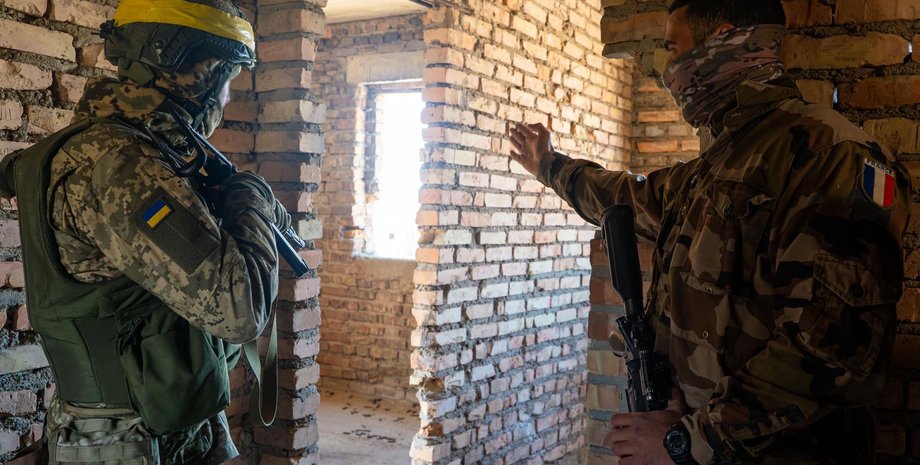 український військовий, ЗСУ, французький інструктор, Франція, навчання, тренування