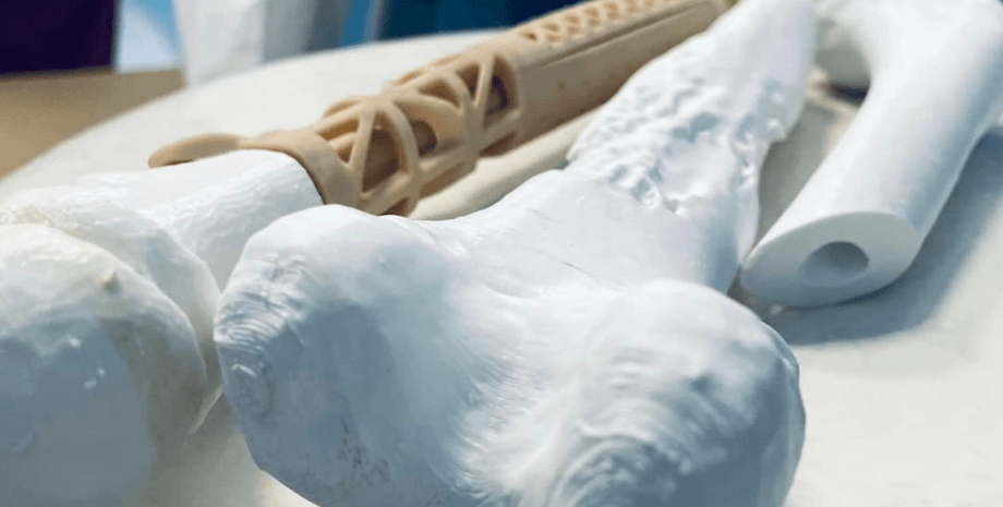 кость, пластик, 3D принтер