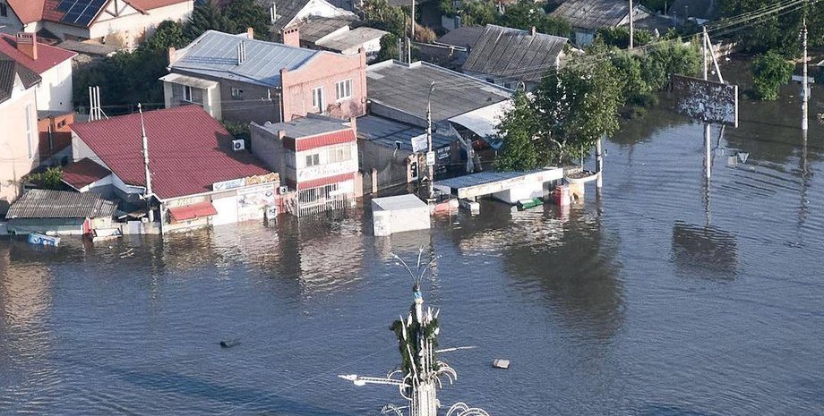 затоплення будинків в Херсонській області, затоплення будинків після підриву каховської гес