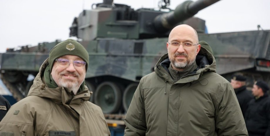 Денис Шмыгаль, Алексей Резников, танки Леопард, Украина, Польша,  Leopard 2