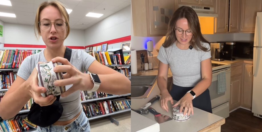 Американка держит найденную шкатулку в благотворительном магазине и вскрывает ее дома, чтобы узнать, что внутри