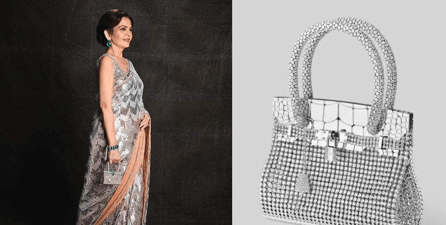 Нита Амбани с сумкой Hermès Birkin Birkin Sac Bijou