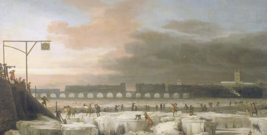 Замерзла Темза, малий льодовиковий період