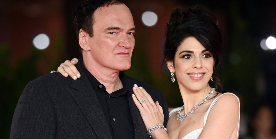 Квентин Тарантино,  Даниэлла Пик, жена тарантино, римский кинофестиваль