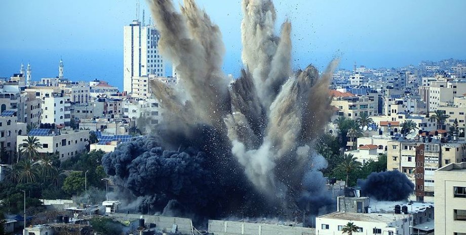 Сектор Газа, взрыв, Израиль, Палестина, Палестина