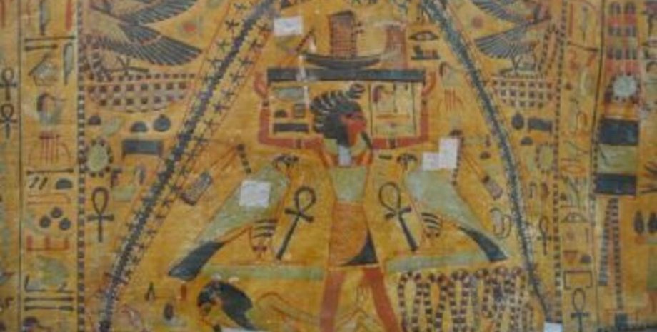 саркофаг малюнок стародавній єгипет ієрогліфи нут