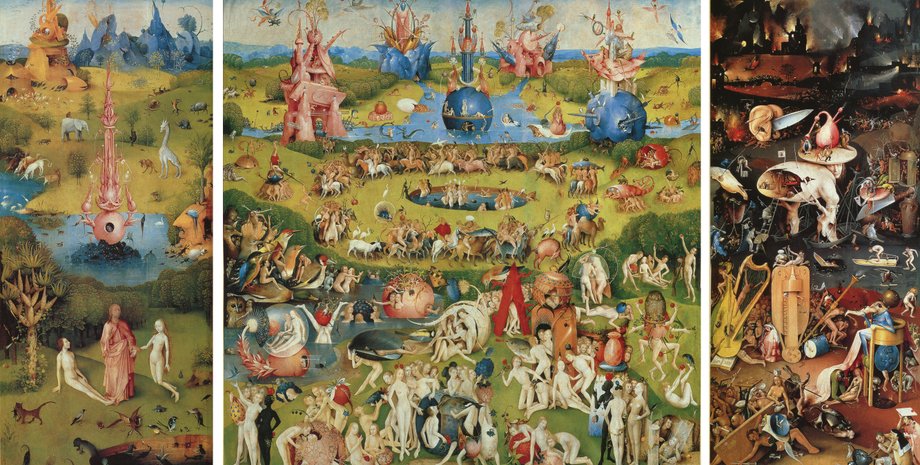 Сад земных  наслаждений, Иероним Босх, картины Босха, что зашифровано в картине, картина со смыслом, тайный смысл, анализ картины, шедевры мирового искусства, история искусства, разбор картины