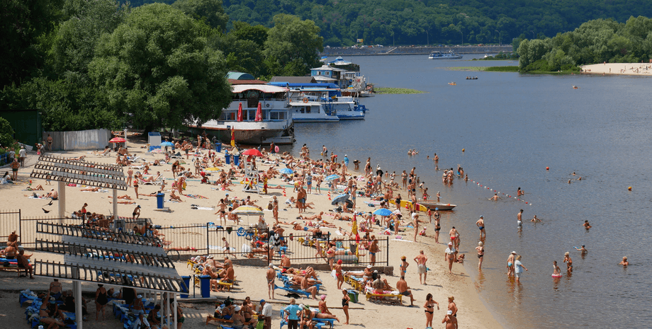 Пляж "Детский", Киев, фото