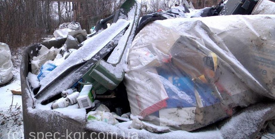 Нелегальная, свалка, опасные, отходы