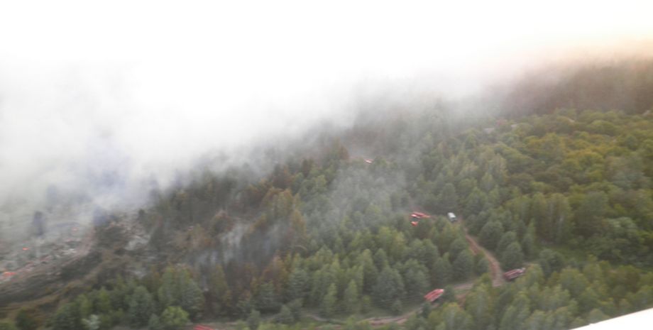 Тушение пожара в чернобыльской зоне / Фото: Пресс-служба ГСЧС