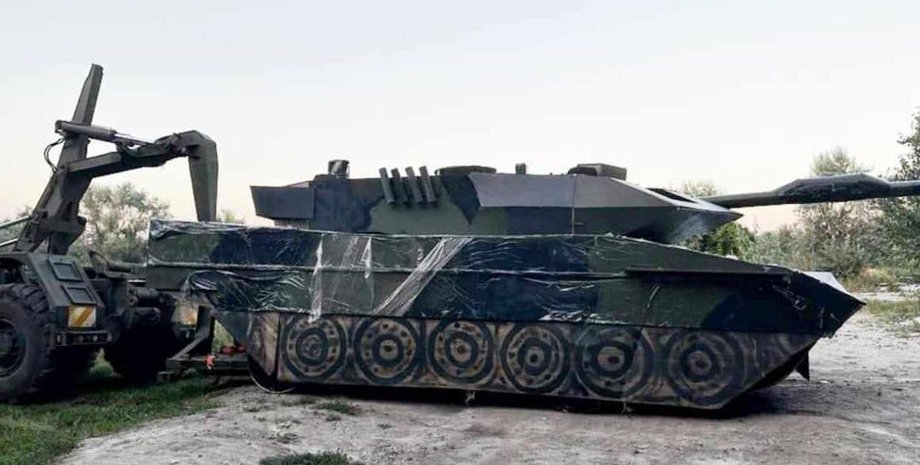 Танк-приманка: дроны приманки , танки