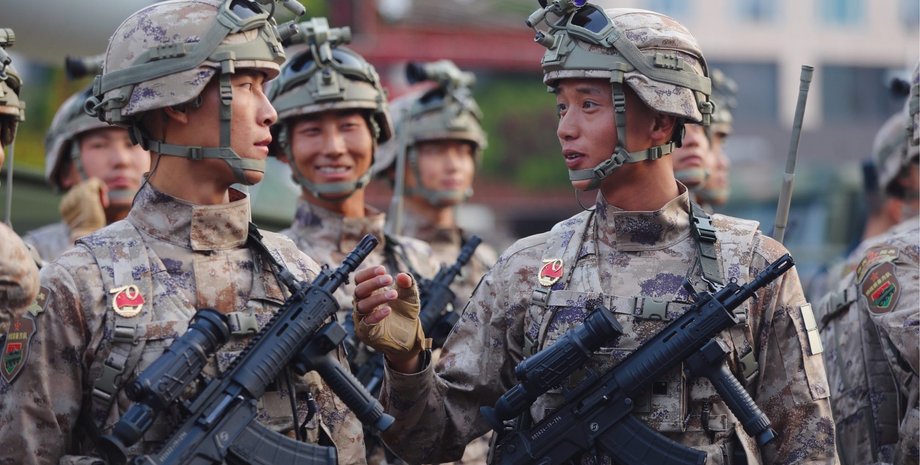 солдаты НОАК, китайские военные, китайские солдаты