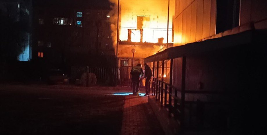 "Шахед" упал в жилом квартале Сум