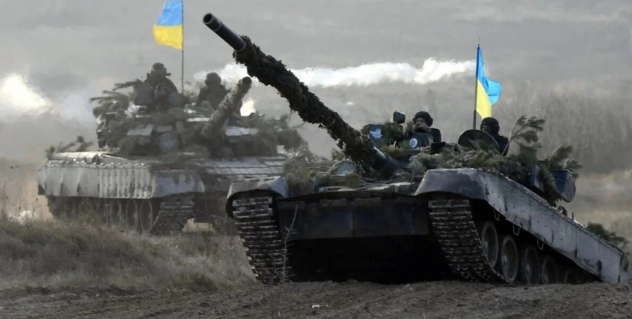 война, бои, украинские танки, Украина