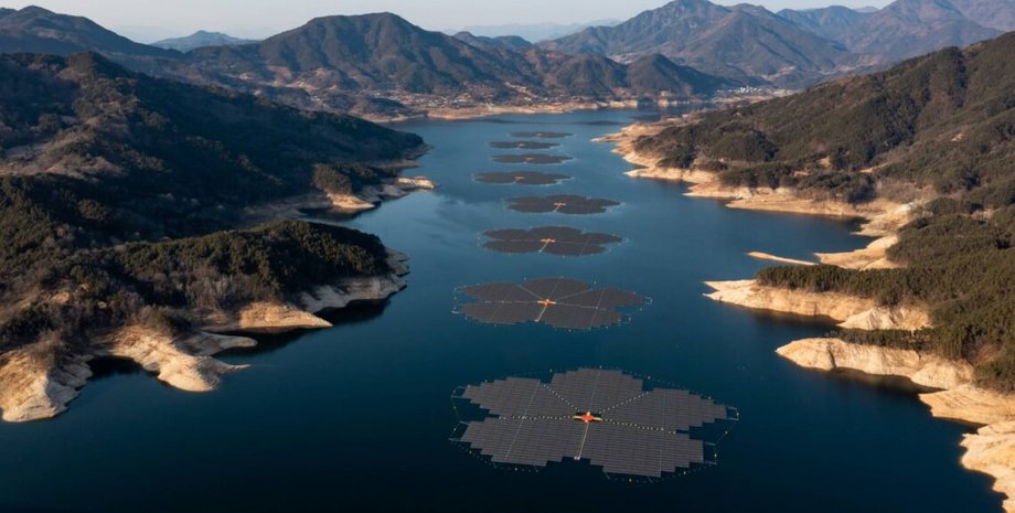 Сонячні батареї, США, відновлювальна енергія, плавучі сонячні панелі, плавучі сонячні панелі