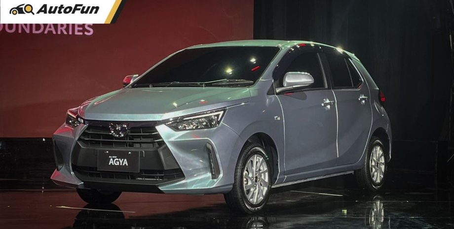 Toyota Agya 2023, Toyota Agya, новая Toyota, самая дешевая Toyota