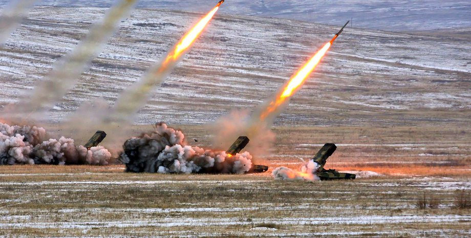 ТОС-1 А, сонлцепек, важка вогнеметна система, тремобарична артилерійська система, озброєння зс рф