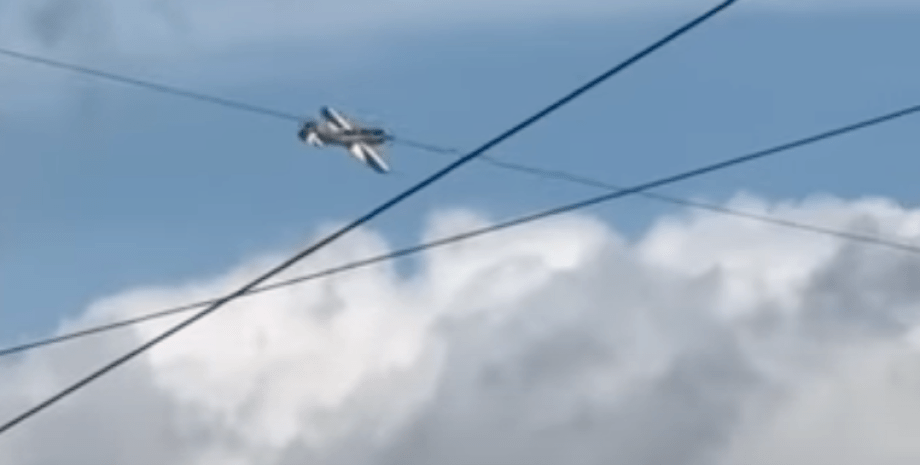 The Ukrainian crew knocked the Russian drone 
