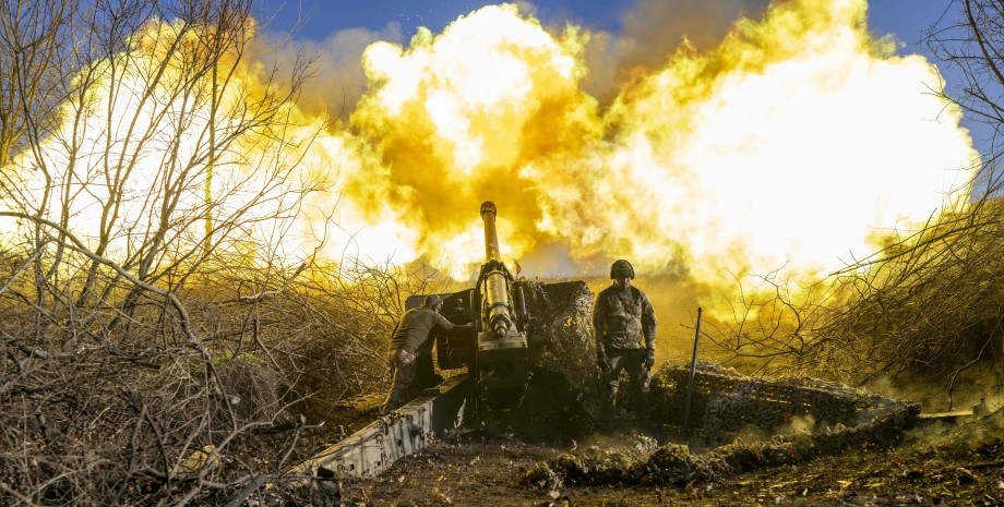 Артиллерия ВСУ обстрел Артиллерия, ВСУ, орудие