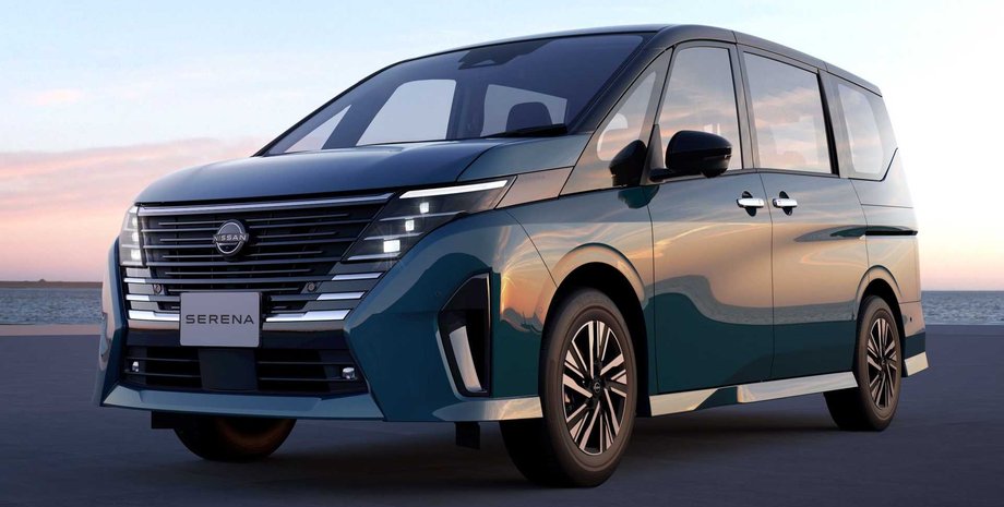 Nissan Serena 2023, Nissan Serena, новый Nissan Serena, минивэн Nissan, гибрид Nissan