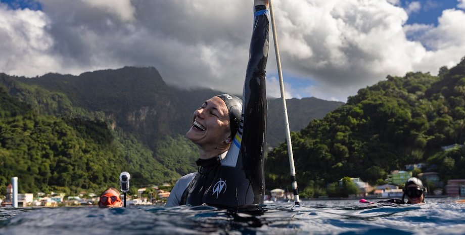 Катерина Садурська, рекорд, пірнання, пірнула на глибину