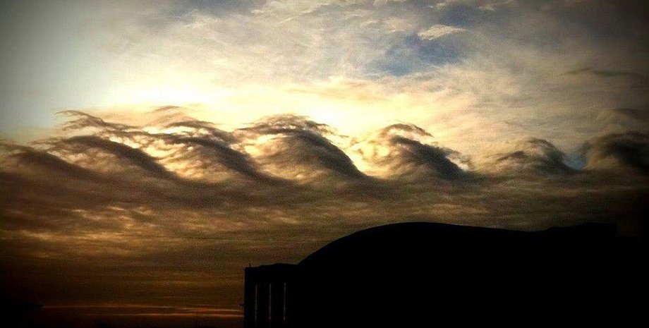 облака, небо, фото