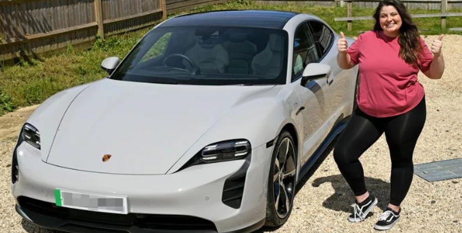 Выигрыш в лотерею, розыгрыш, приз, удача, автомобиль, иномарка, Porsche, Великобритания, фото, курьезы