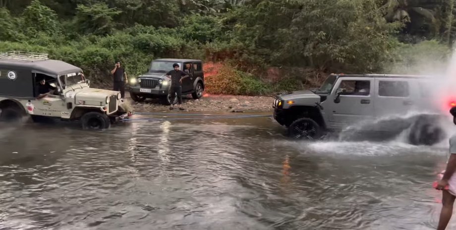 Hummer, Mahindra, Бездорожье, Внедорожники, Индия, Авто, Автомобили, Видео