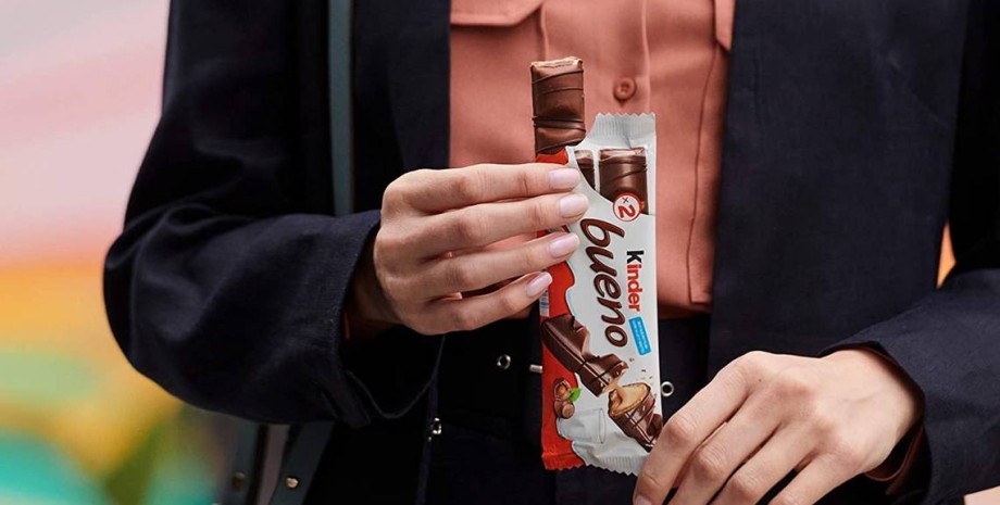 Kinder Bueno, значение названия, шоколад Ferrero, история Kinder, шоколадный батончик, итальянский шоколад, соцсети, название батончика