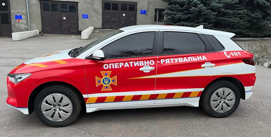 BYD E2, Электромобиль ГСЧС, авто ГСЧС, оперативно-спасательная служба, электромобиль BYD