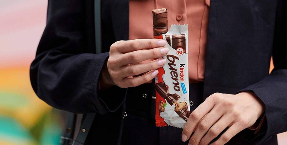 Kinder Bueno, значение названия, шоколад Ferrero, история Kinder, шоколадный батончик, итальянский шоколад, соцсети, название батончика