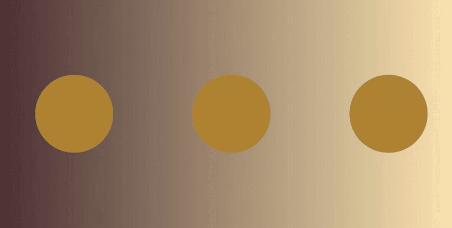 Оптическая иллюзия, оптическая головоломка, иллюзия, оттенки золотого, разные оттенки, цвет, загадка, тест, обман зрения