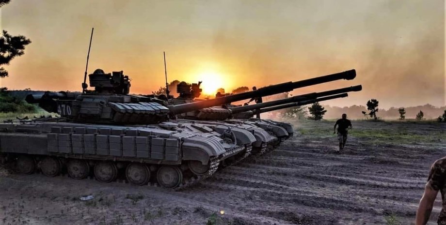 контрнаступление ВСУ, тяжелая техника, танки, танки ВСУ, украинская армия