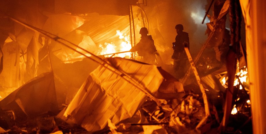 одесса пожар