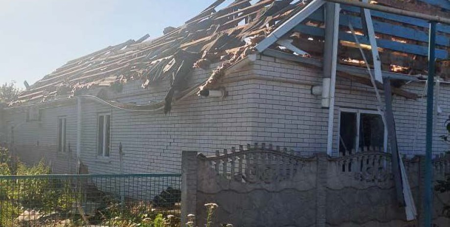 Разрушения в Запорожской области удары по Запорожской области