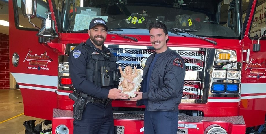 полиция, США, Иисус, вертеп