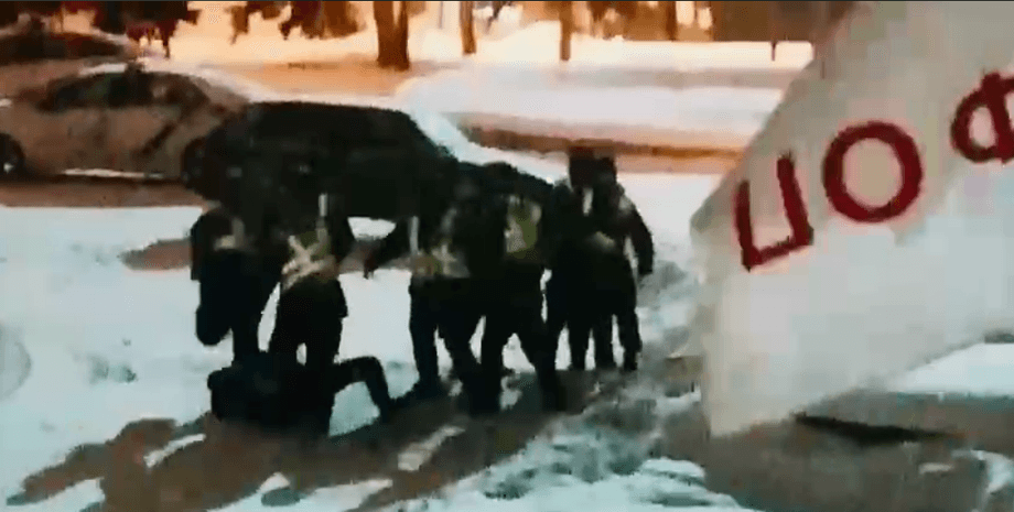 нацгвардия, драка нацгвардейцевв