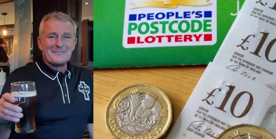 Мужчина, лотерея лотерейный билет, джекпот, почтовая лотерея, деньги, билет