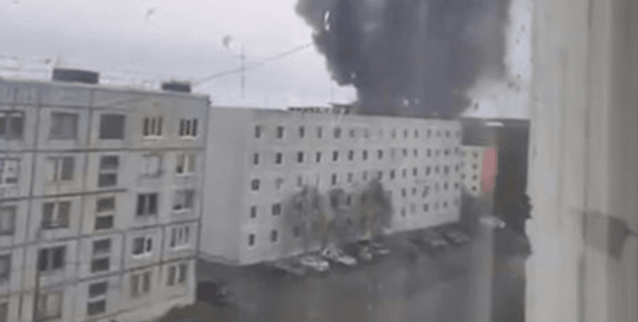 пожар, североморск, пожар