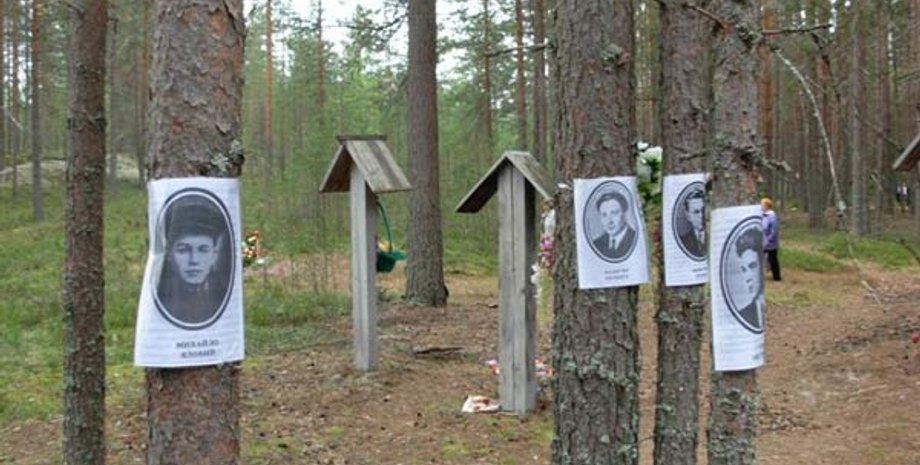 Портреты украинцев, расстрелянных в Сандармохе / Фото: incognita.day.kiev.ua