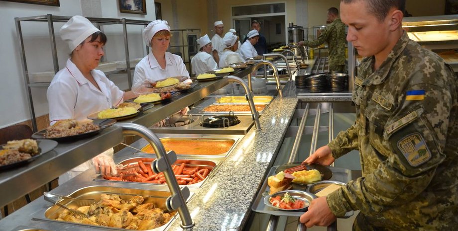 столовая ВСУ, военные столовая