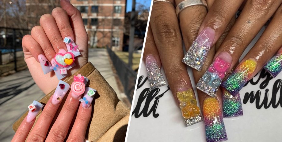 ногти-клеш, утиные ногти, Duck nails, тренды маникюра, тренд маникюра 2021, маникюр, форма ногтей