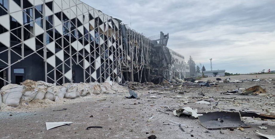 Аэропорт в Запорожье, аэропорт, Запорожье, ракетный удар, война с Россией, аэропорт, запорожье