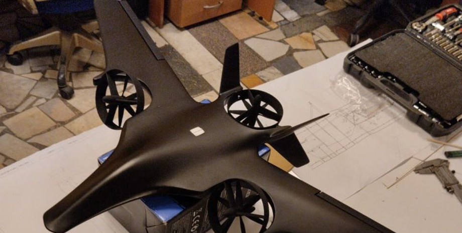 The vertical takeoff drone has several interesting features. It is invisible to ...