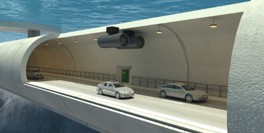 Проект подводного туннеля / Фото: inhabitat.com