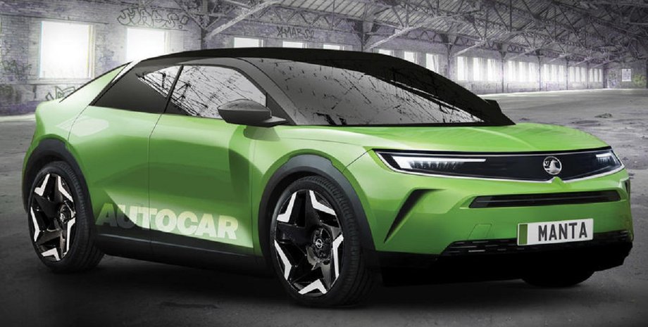 Новий Opel Manta, Opel Manta, електромобіль Opel Manta, електромобіль Opel