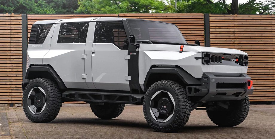 Mahindra, Mahindra Thar.e, Авто, Автомобили, Внедорожник, Внедорожники, Концепт-кар, Видео, Новинки